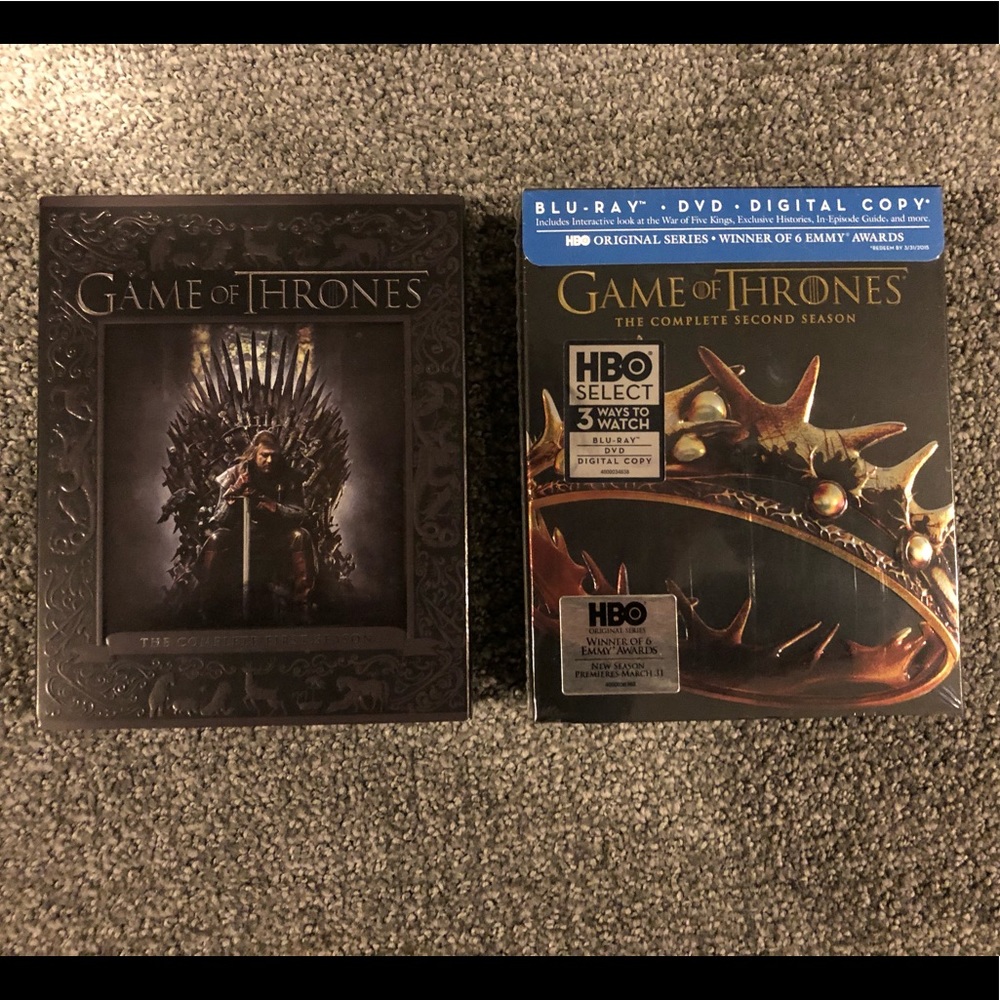 Game of Thrones - Seasons 1 & 2 Blu-ray Box Sets